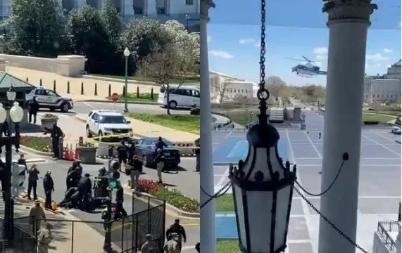 Object to Capitol, two injured officers arrested suspect