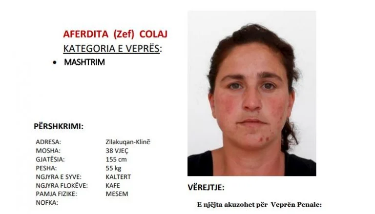 Police seek help from citizens in finding Venus Colaj: Charged for Fraud