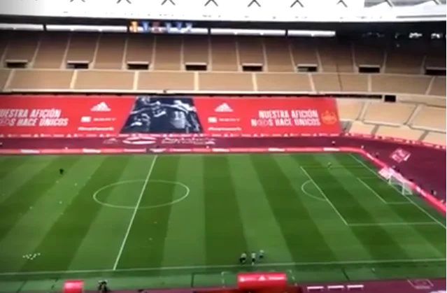 Offizielle Ansicht von Spanien vor dem Kosovo Spiel