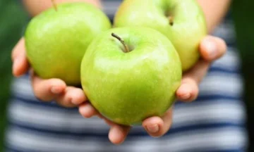 Starten Sie den Tag mit Äpfeln gesund zu sein