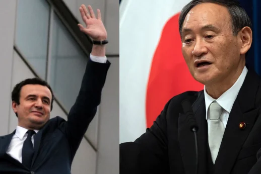 Kurti merr letër urimi nga kryeministri japonez