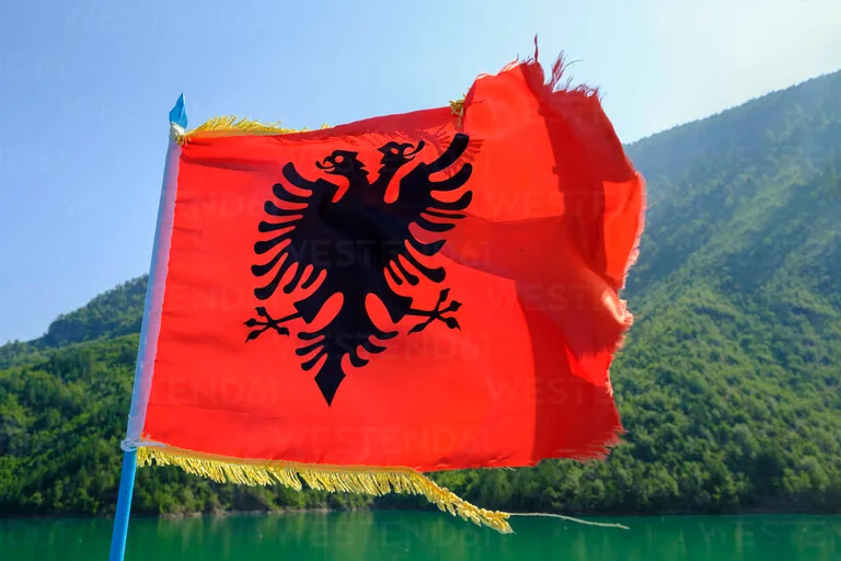I çohen këmbët shqiponjës dy-kokëshe: Përdhoset flamuri kombëtar në Dardani (Foto)