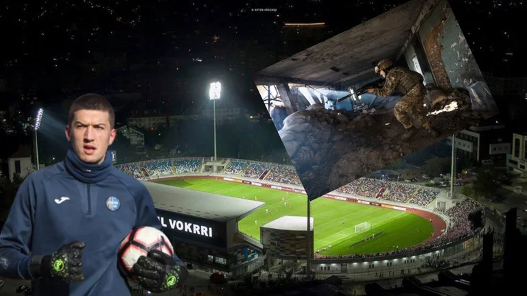 Gjiganti 204cm që luan mes luftës së Donetskut në Ukrainë: Ky është zëvendësuesi i Aro Muric në portë