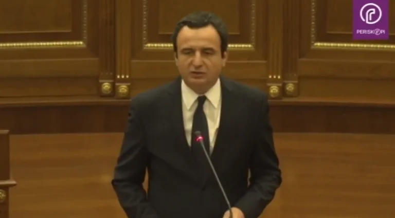 Kurti: Do të nisim vetingun, do t’i vaksinojmë 60% të qytetarëve brenda vitit