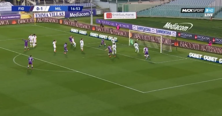Fiorentina barazon kundër Milanit me një gol absolutisht brilant nga gjuajtja e lirë