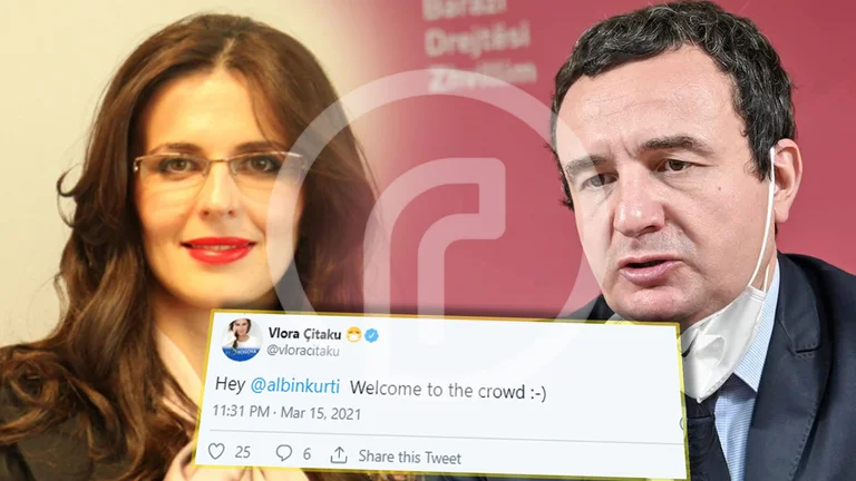 Cicërimë flirtuese e Çitakut me Kurtin: Hey, Albin Kurti mirë se erdhe