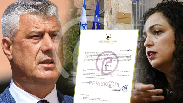 EKSKLUZIVE: Ambasada në Izrael – Dekreti i nënshkruar nga Thaçi nuk përcaktonte Jerusalemin (DEKRETI)