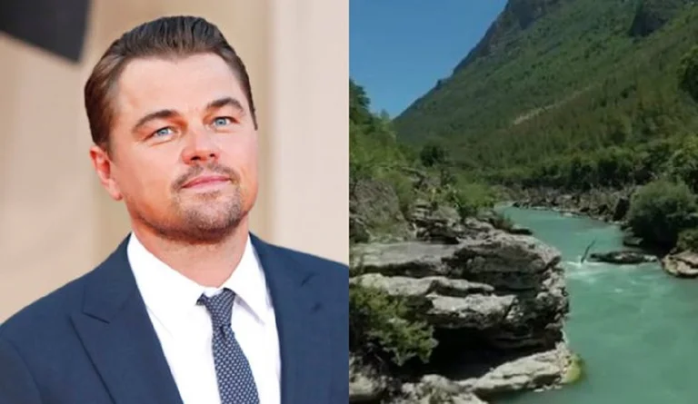 Leonardo DiCaprio reacciona al río Vjosa otra vez