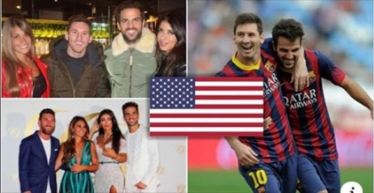 Fabregas y Messi han sido persuadidos por sus esposas para mudarse juntas al MLS