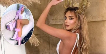 Tyra change l'apparence, les ventilateurs debycmon avec des photos du lit."