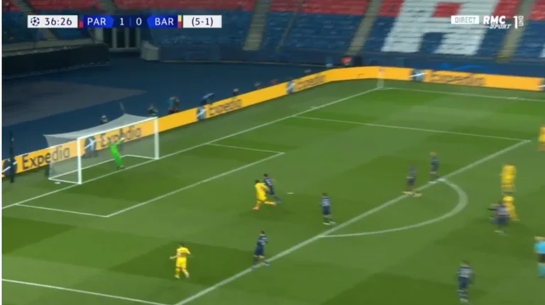 Golpe absolutamente sensacional de la luz del Medio Contra la PSG para los blaugrans al final del túnel