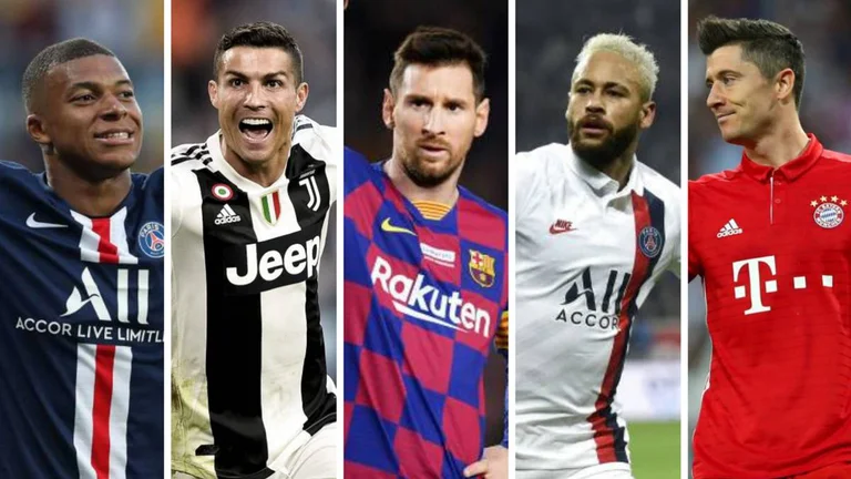 Elenco dei primi 20 giocatori di calcio del mondo: CR7 Terzo, Messi 4