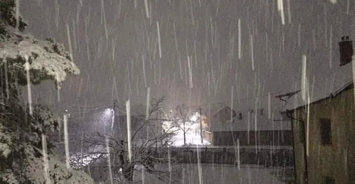 Nieve regresa a Kosovo esta noche