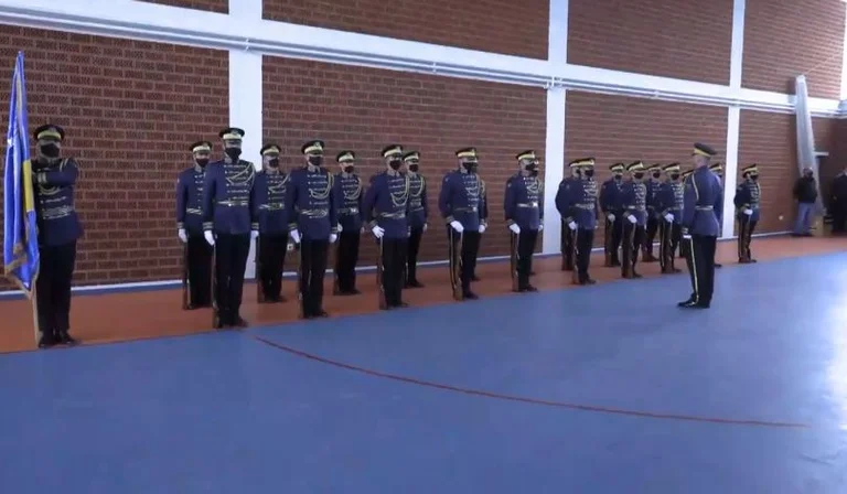 The KSF Contamination ceremony is being held in the first peaceful mission abroad.