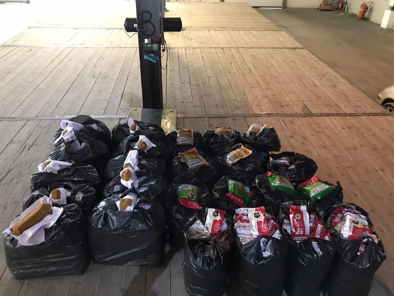 An estimated 435kg of smoked, attempted to avoid excise tax of approximately 15 thousand euros