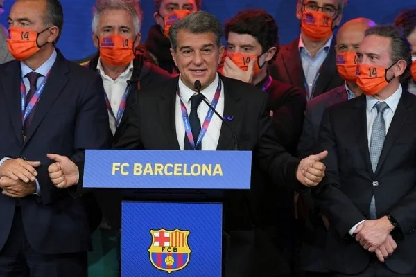 Laport dice de inmediato: Esa es la señal de que el Mess está en Barcelona.