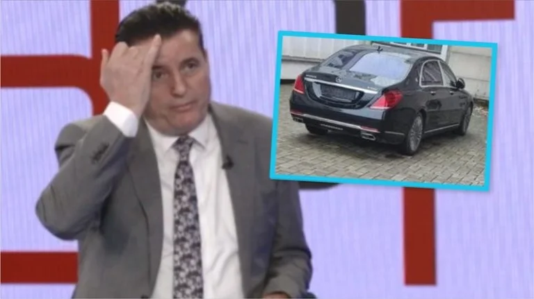 Motivi Bahtiri per l'auto da 150 mila euro parcheggiata nel comune: E' di mio figlio.