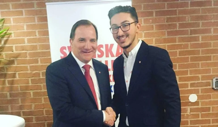 Arber Gashi von Drenas, gewählter Präsident der Sozialdemokraten, der größten Partei in Schweden