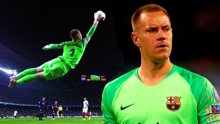 Ter Stegen experto criminal, esperando su séptimo de Barca.