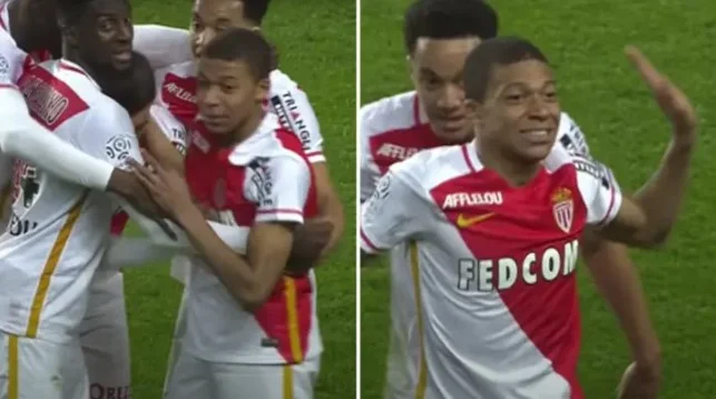 Ecco come festeggiano il primo gol di Kylian Mbppe, il video gode di una grande quantità di tifosi di Liverpool.