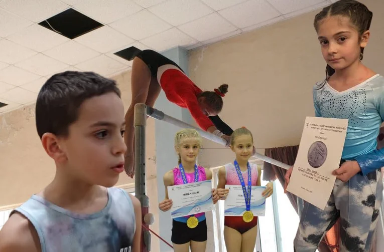 Gymnastics, sport that ironically in Kosovo doesn't have the status it would have to have to meet with Bferzayas gymnasts