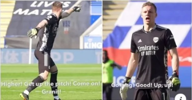 Le immagini delle urla di Bernd Lenos contro Leicester mostrano che è un capitano naturale.