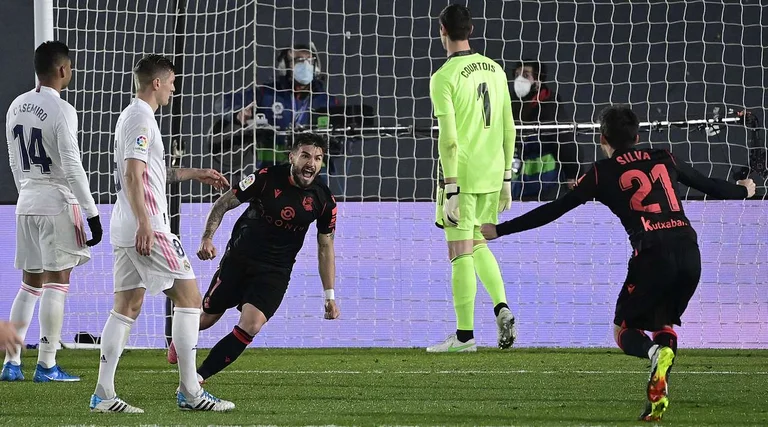 Real Madrid uguale Real Sociedad, dà la seconda posizione ai catalani