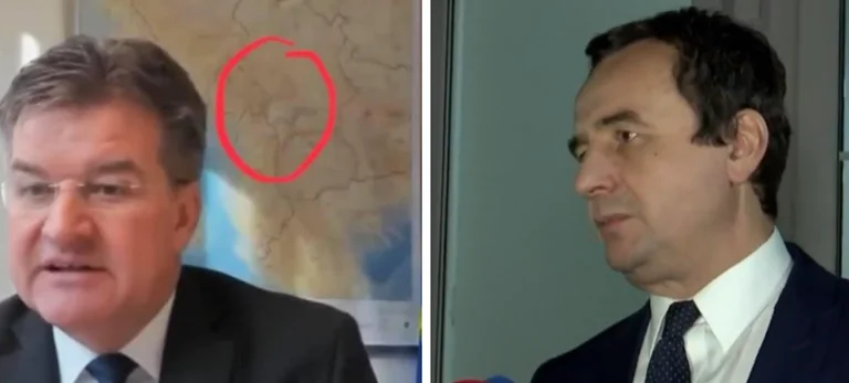 Kurti dice si discutieron el mapa de Lajcak, donde Kosovo fue visto como parte de Serbia