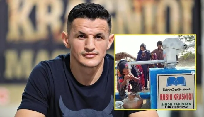 Robin Hadzi Krasniqi öffnet ein Wasser gut in Pakistan: Von Gott kommt Erfolg