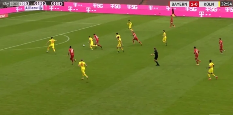 Lewandowski markiert 2-0 gegen Kolni, aber diese Hilfe von Goretzkas ist nur ein weiteres Level.