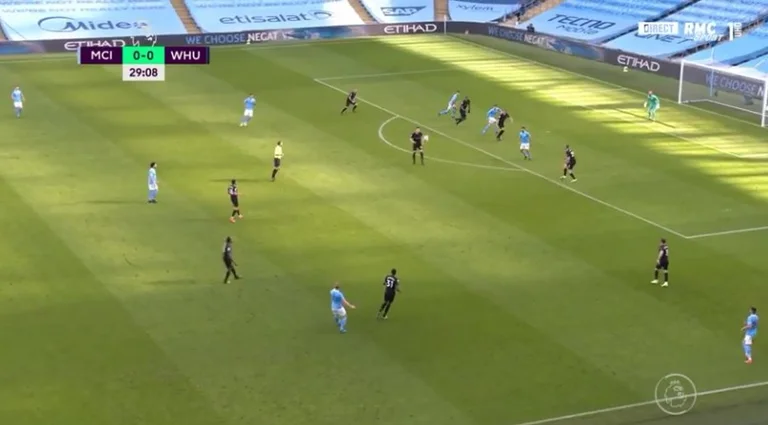 Man City secoue West Hamin, cette aide de De Bruyne est juste de classe mondiale.