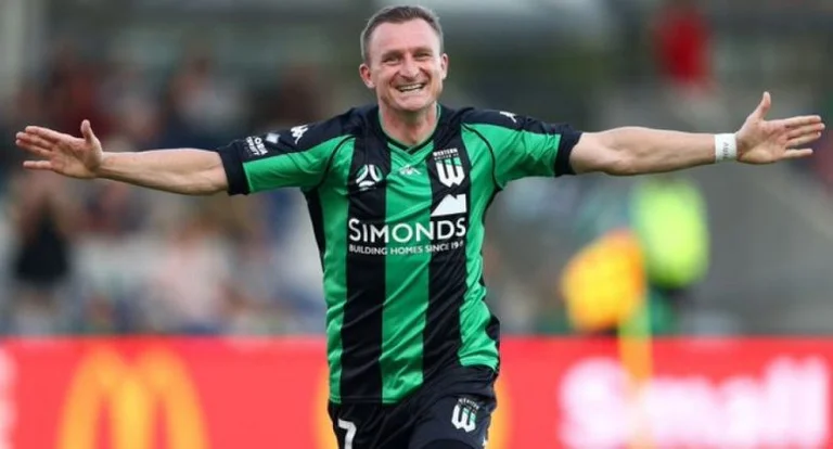 Amazing Besart Berisha in Australia marks two fantastic head goals