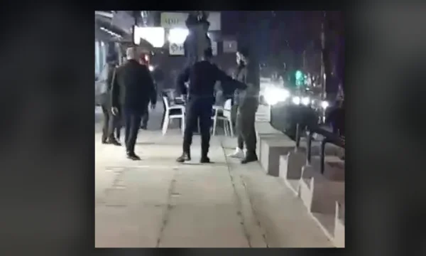 Beating up “At Qafa” in Pristina