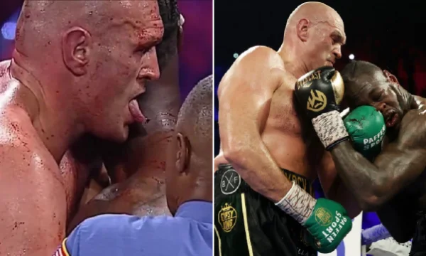 El misterio del siglo es descubierto, dice el propio Tyson: Por eso lamió la sangre de Wilder a su alrededor.