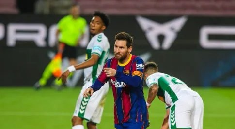 Barcelona vazhdon rrugën drejt kreut, mposht Elchen