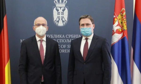 Ministri serb takim me ambasadorin gjerman: Të gjendet një zgjidhje e drejtë me Kosovën