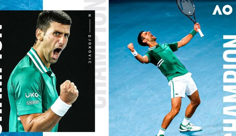 Djokovic mposht tenistin rus në finalen e Australian Open, e çon në 18 numrin e Grand Slameve të fituara