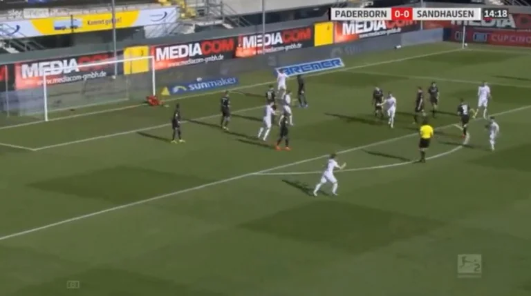 Besart Halimi shënon gol brilant me volej për Sandhausenin