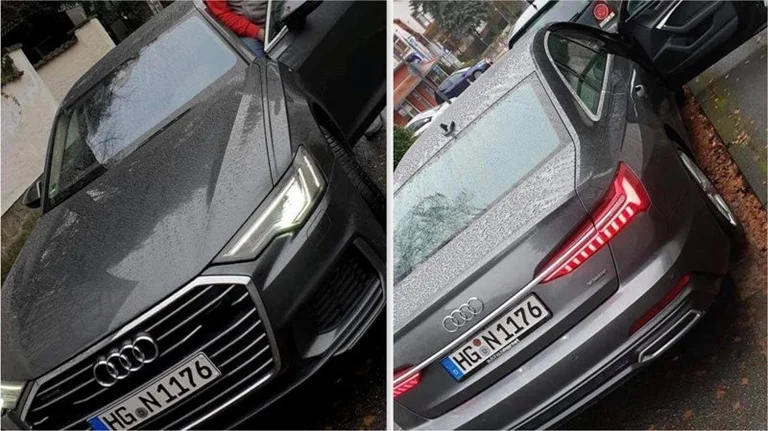 Das Exil stehlen den Luxus Audi A6 Auto in Komoran: Wenn Sie ihn sehen, melden Sie sich zu diesem Thema