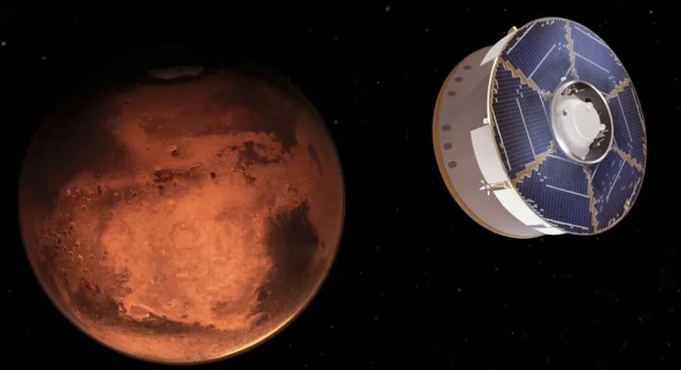 NASA probe makes historic decline on March