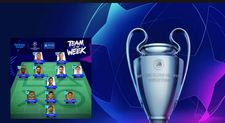 The week's formation of the Champions League is published.