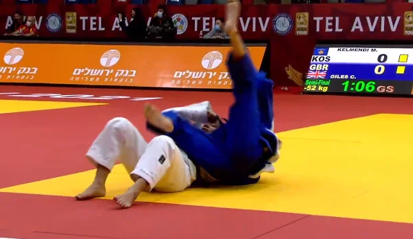 Nach der Bronzemedaille in Doha nimmt Majlinda Kelmendi die zweite Bronzemedaille in Tel Aviv