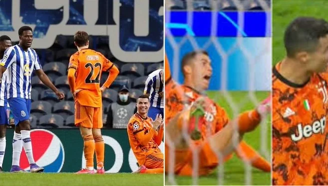Tan frustrado que no lo hayas visto, Ronaldo no se atendió cuando el juez no concedió una multa en los últimos minutos.