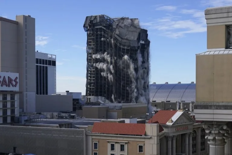Donald Trump's casino destroyed in Atlantic City