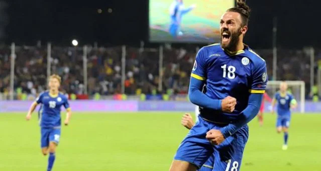 So congratulate Vedat Muriqi on Kosovo Independence Day
