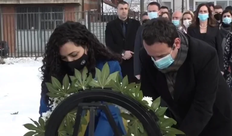 Kurti after the home at Rugova's grave: Today, we remember national historical personalities