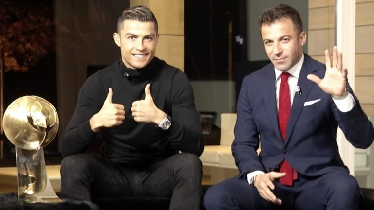 Ronaldo dos objetivos lejos de romper el récord de Del Piero, aquí está ahora mismo.