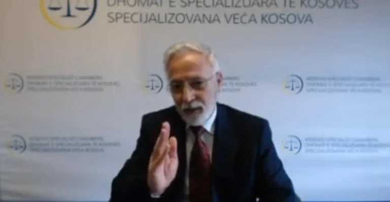Jakup Krasniqi - Procureur : Ne pas parler au nom du peuple du Kosovo ou être un défenseur du génocide de la Serbie