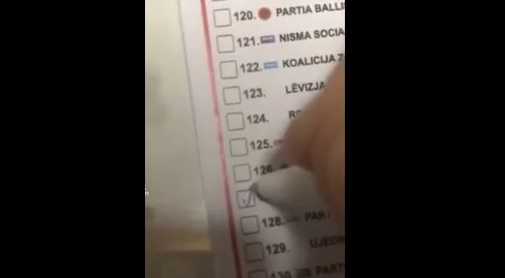 VV VV voter publie son vote dans TikTok