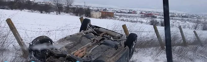 Traffic accident in Lipjan, rolls a car